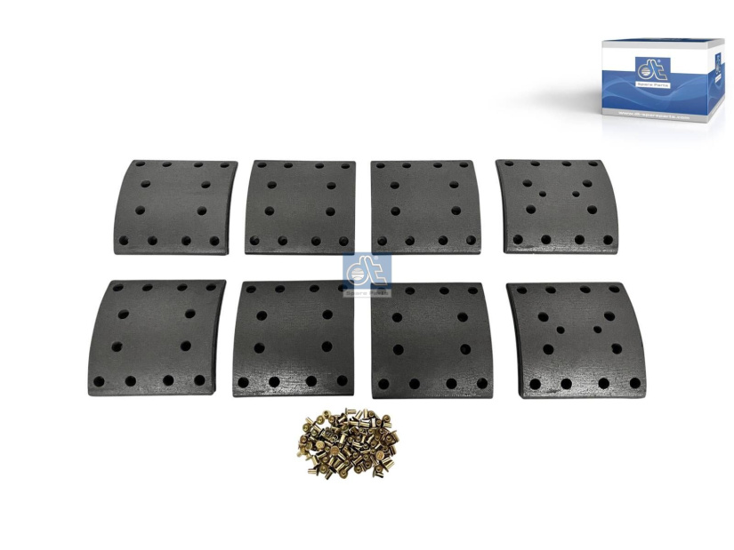 DT DRUM BRAKE LINING KIT 7.92423