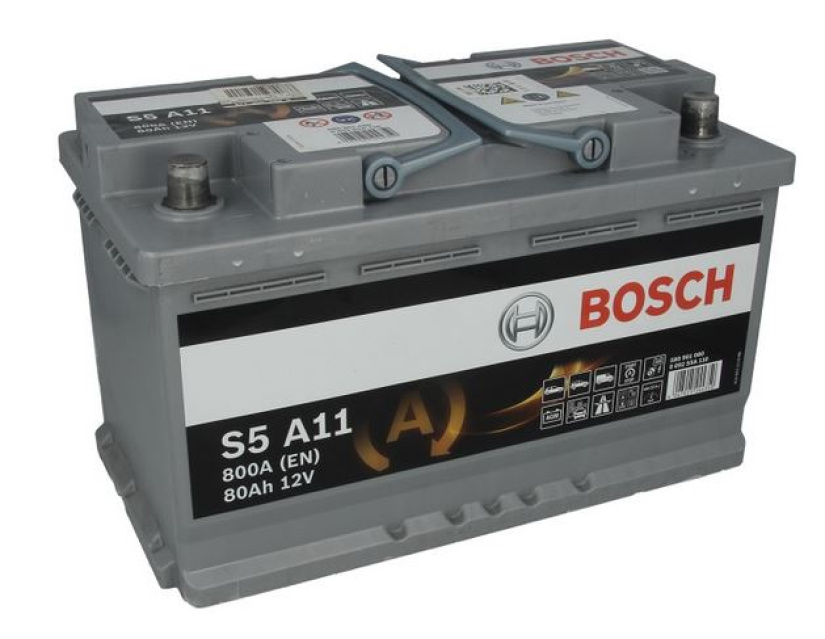BOSCH AKKU S5 AGM 80AH/800A START-STOP, 315X175X190MM  -/+ 0092S5A110
