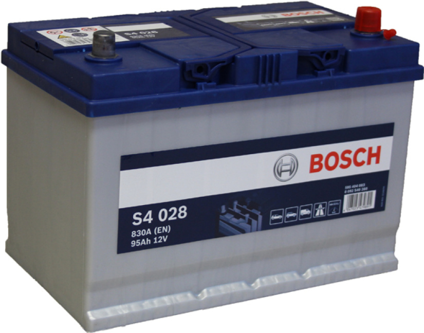 BOSCH AKKU S4 95AH/830A , 306X173X225MM -/+ 0092S40280