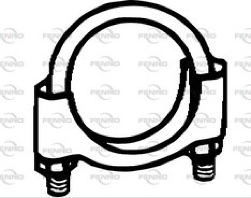 PAKOPUTKEN KLEMMARI M8 54 MM 861-X91154