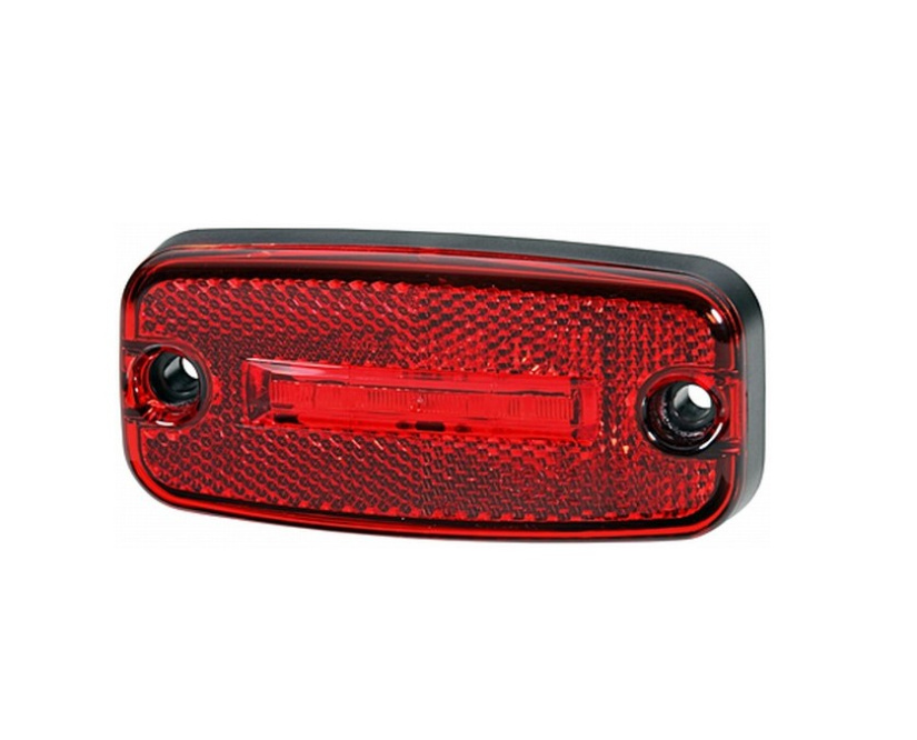 HELLA ÄÄRIVALO PUNAINEN 24V, JOHTO 5M 111X51X22 HL-2TM345600-317