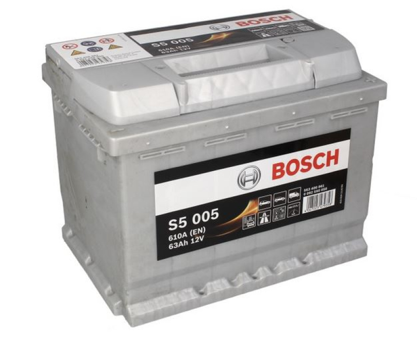 BOSCH AKKU S5 63AH/610A , 242X175X190MM -/+ 0092S50050