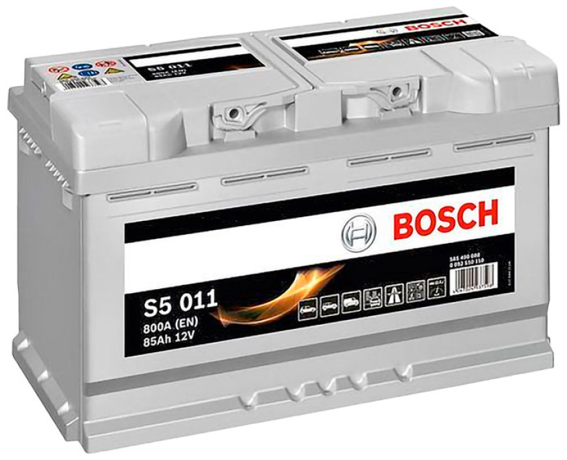 BOSCH AKKU S5 85AH/800A 315X175X190MM -/+ 0092S50110