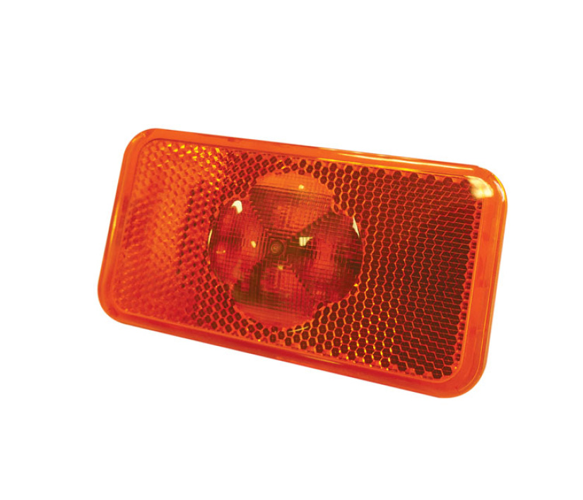 VOLVO/RVI LED-SIVUVALO "APILA" , UUSI VERSIO, ORANSSI KOPPA 116758