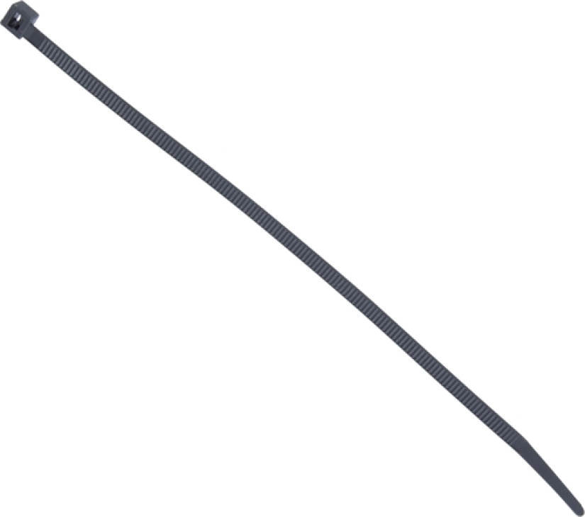NIPPUSIDE 7,6X340 MUSTA 50KPL/PUSSI 0502311