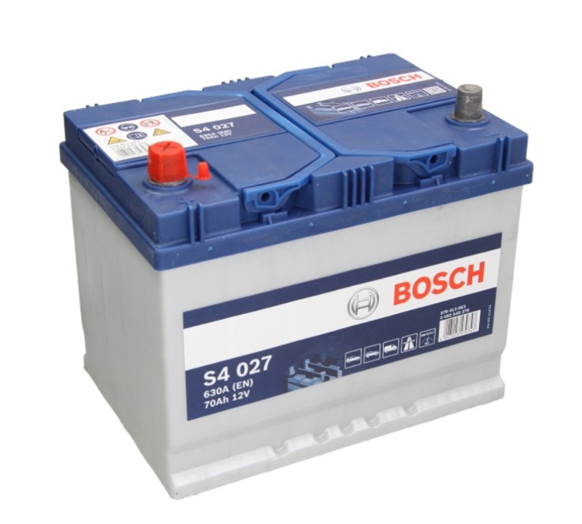 BOSCH AKKU S4 70AH/630A , 261X175X220MM  +/- 0092S40270
