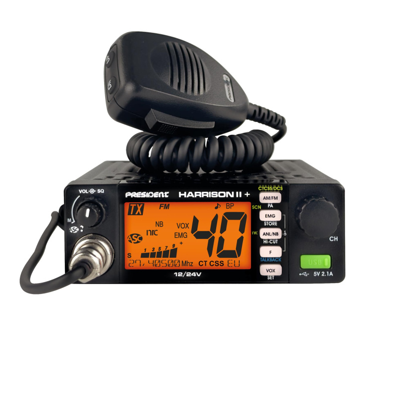 LA-RADIOPUHELIN PRESIDENT HARRISON 2+ 12/24V 4W AM/FM LA-RPP104