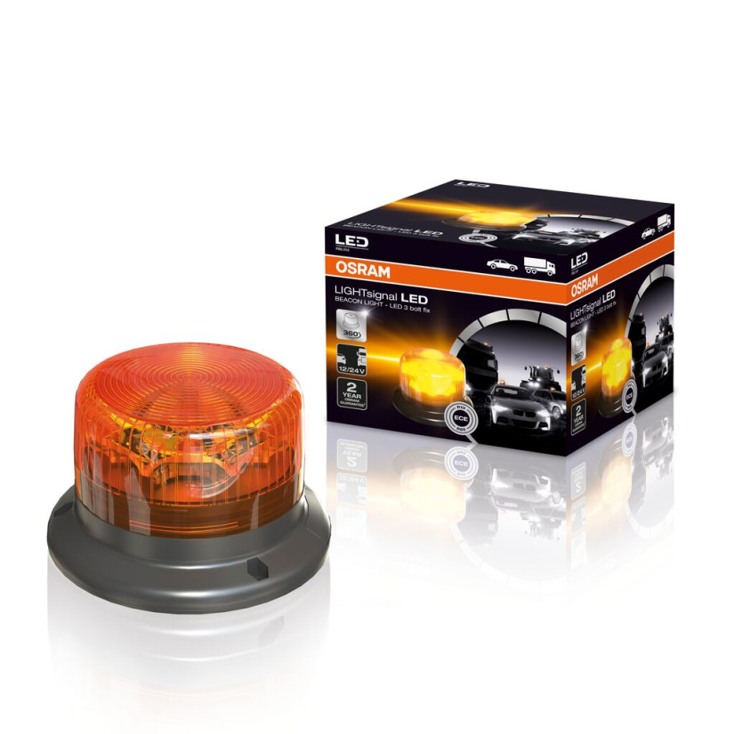 OSRAM LED MAJAKKA LIGHTSIGNAL BEACON LIGHT – LED 12/24V 3 BOLT FIX RBL102