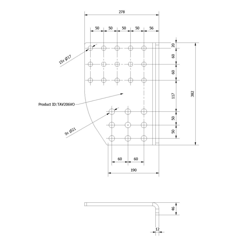 SIVULEVYPARI 50-60 B200/B220 TAV206VO