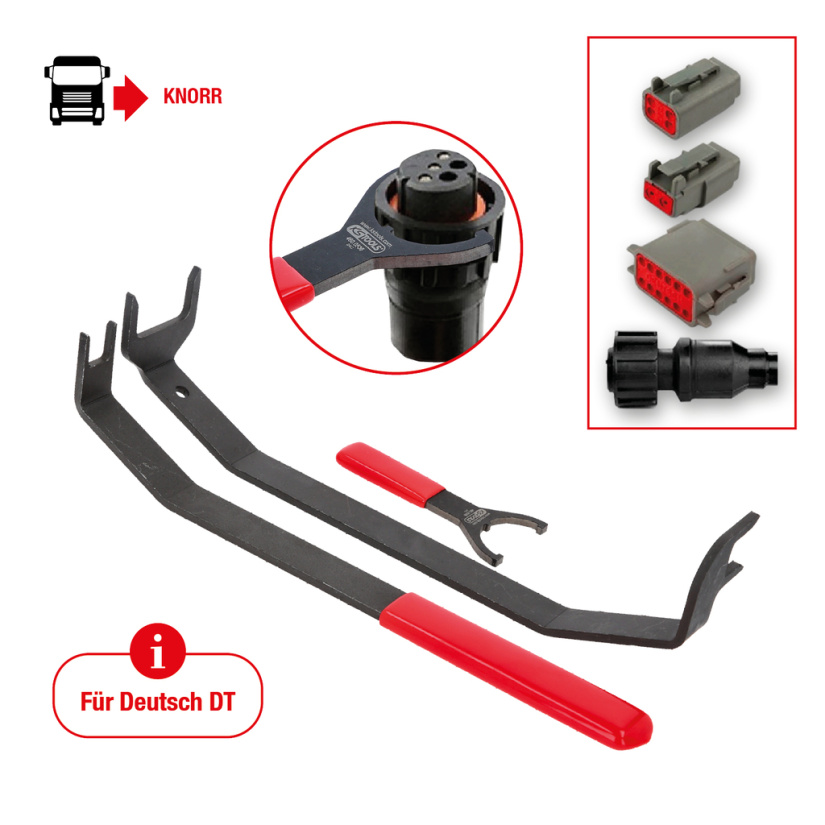 KS TOOLS DEUTSCH LIITTIMIEN IRROITUSTYÖKALUSARJA KNORR EBS MODUL 460.0505