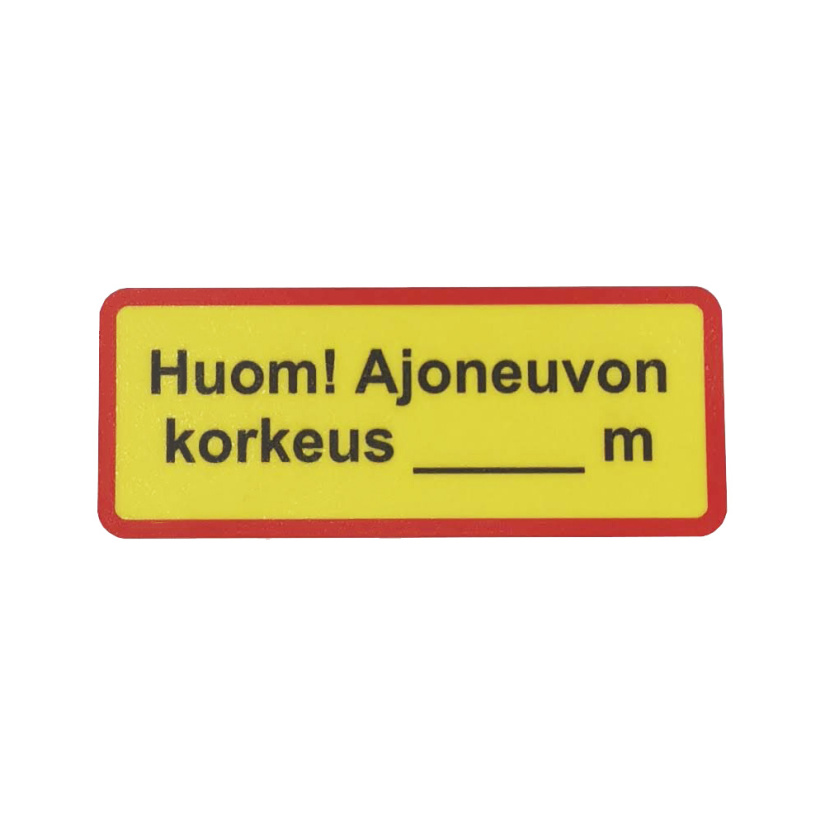 AJONEUVON KORKEUS TARRA 40X100MM, ESIM TUULILASIIN, KORKEUS MERK T837107