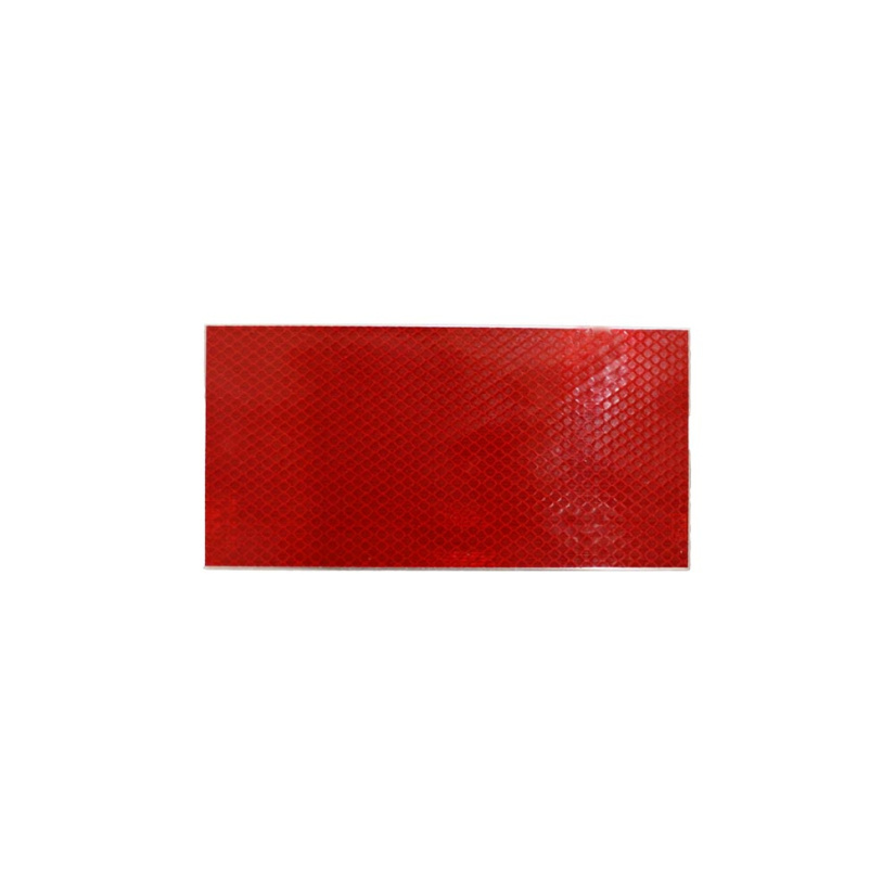 ÄÄRIHEIJASTIN PUN 100X200, HEIJASTIN YLILEVEÄ T872301