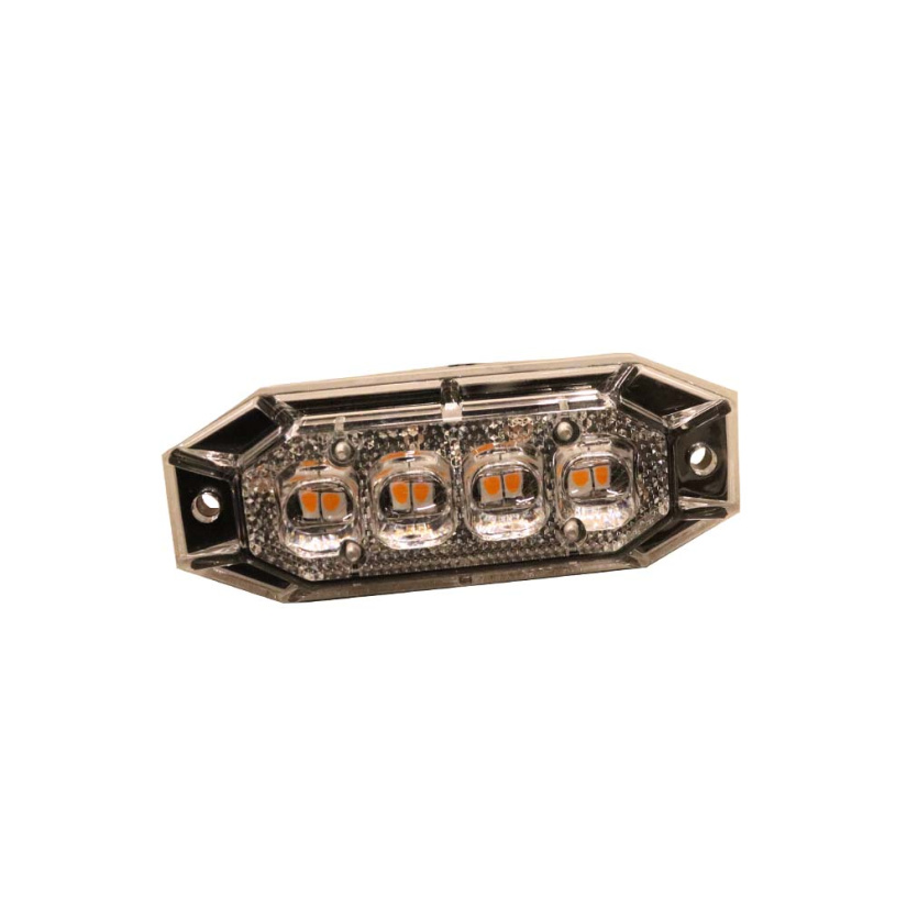 LED-TASOVILKKU 8W 10-30V ECE R10/R65 CLASS I 95X14X35MM IP69K T878402