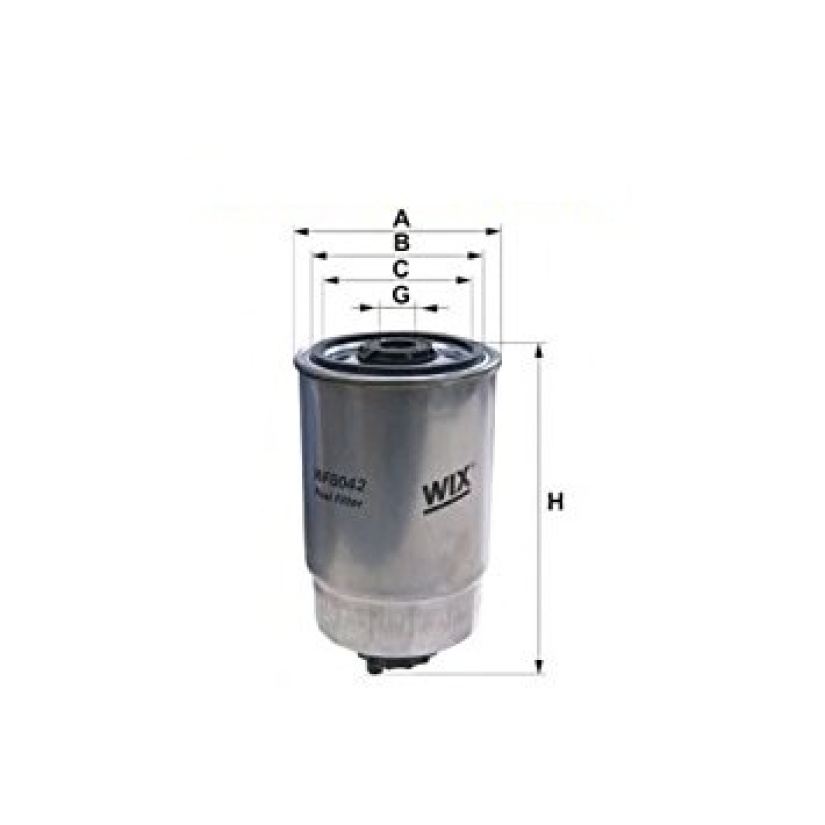 WIX POLTTOAINESUODATIN FIAT/CITROEN/PEUGEOT YM. WIXWF8277