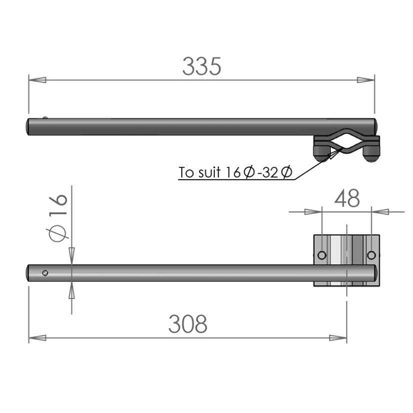 UT PEILINVARSI 16MM 8344S