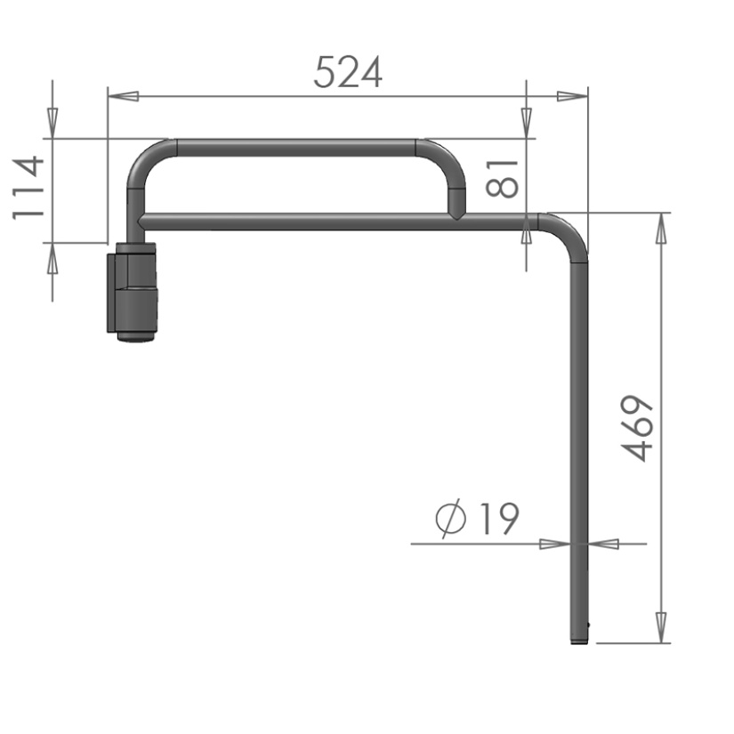 UT PEILINVARSI 524X469 19MM 8432