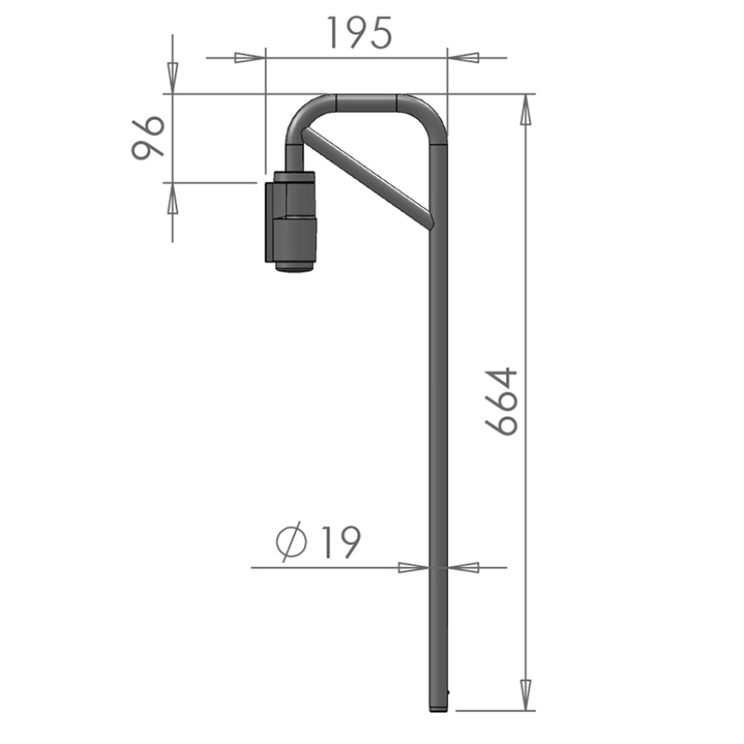 UT PEILINVARSI 195X664 19MM 8452