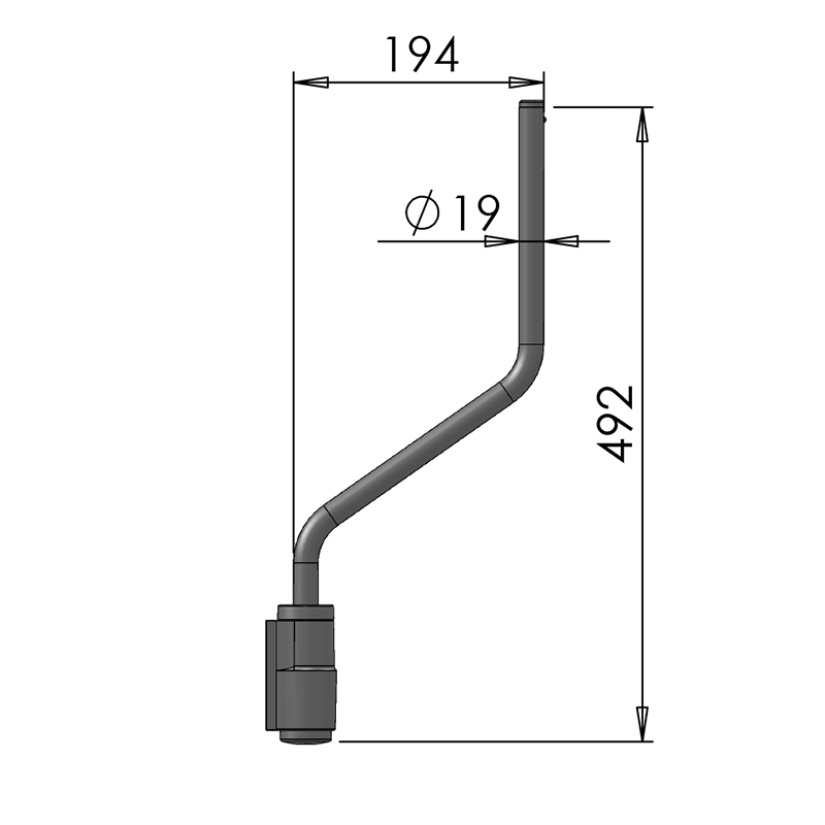 UT PEILINVARSI 194X492 19MM 8458