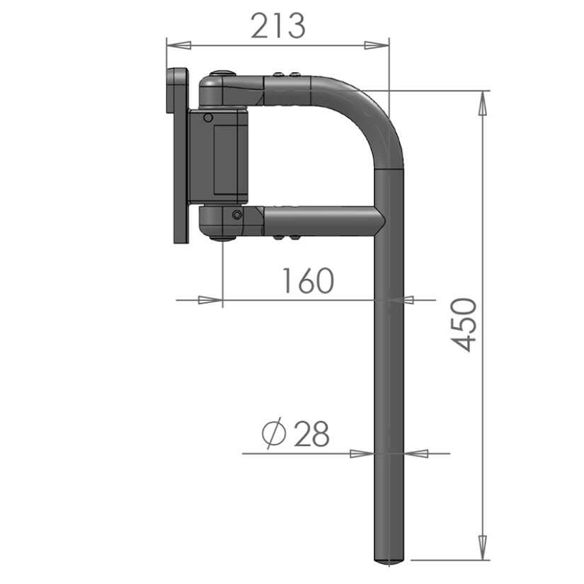 UT PEILINVARSI 213X450 28MM 8530