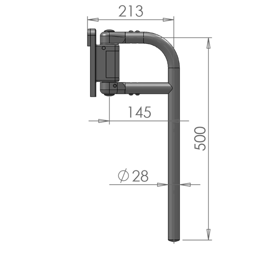 UT PEILINVARSI 213X500 28MM 8533