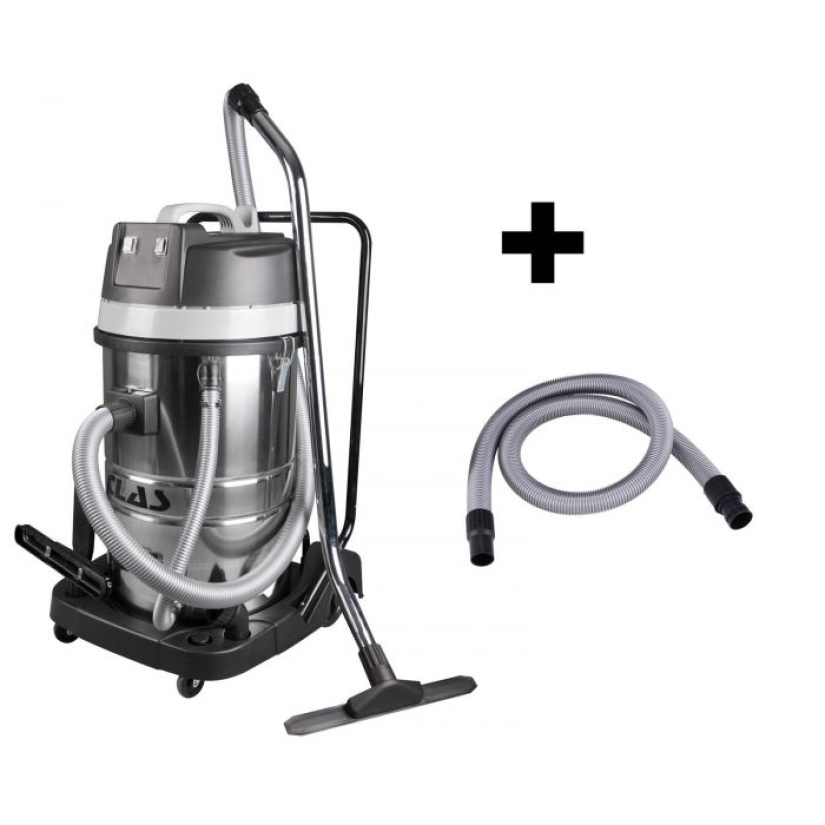 CLAS MÄRKÄ-KUIVAIMURI 2X1000W + LETKU 4000MM EG1040