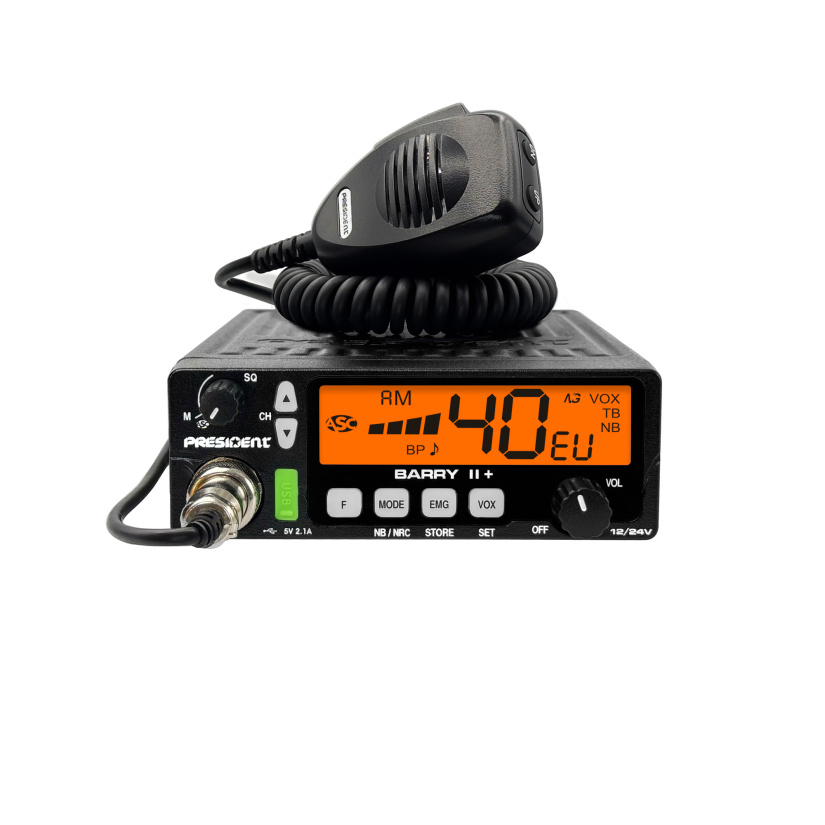 LA-RADIOPUHELIN PRESIDENT BARRY 2+ 12/24V 4W AM/FM LA-RPP103
