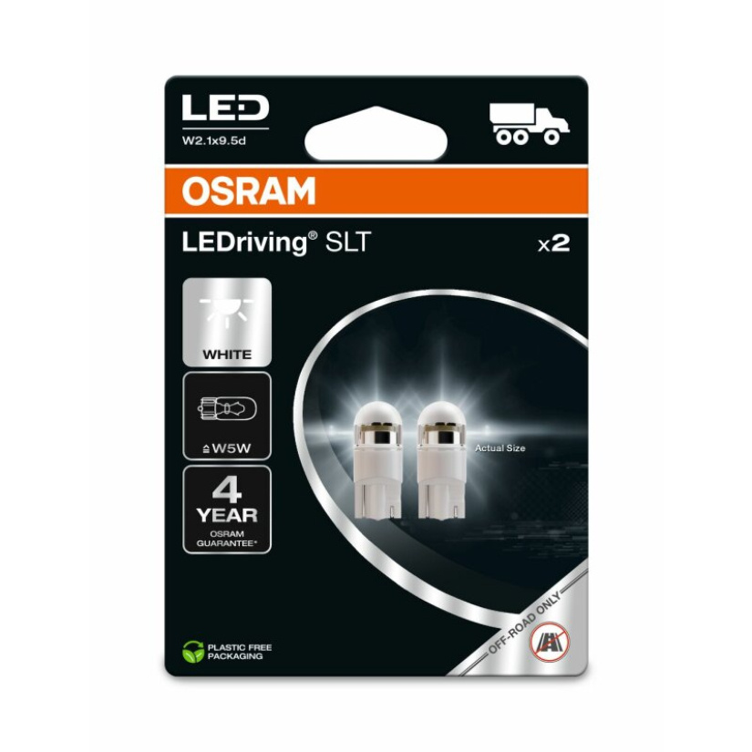 OSRAM POLTTIMO W5W 24V LED 6000K 2KPL/PAKKAUS 2845DWP-2BL