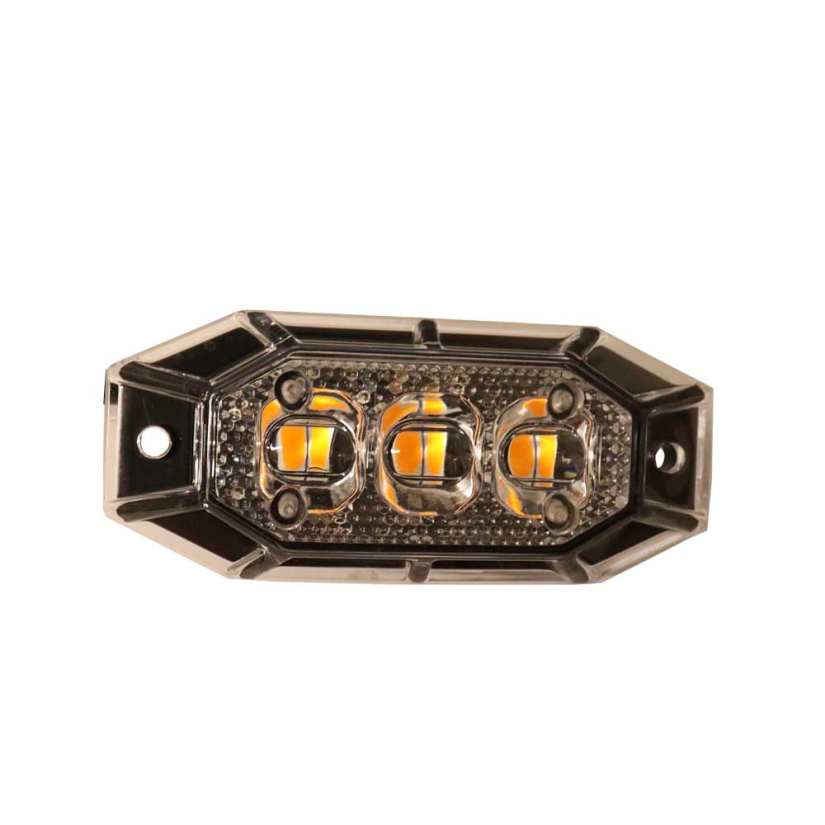 LED-TASOVILKKU 6W 10-30V ECE R10/R65 CLASS I 80X14X35MM IP69K T878401