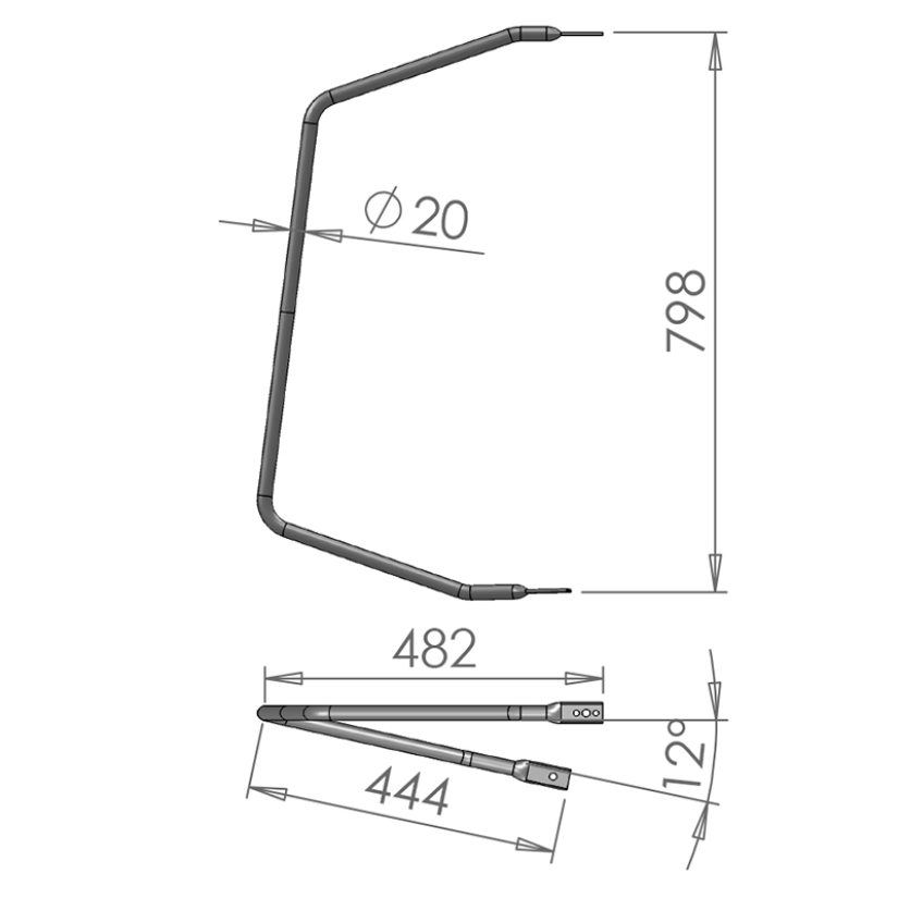 UT PEILINVARSI 20MM IVECO 8410