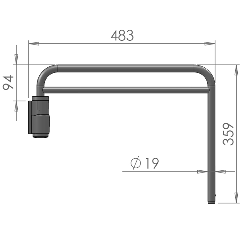 UT PEILINVARSI 483X359 19MM 8448